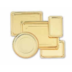   100U BANDEJA CARTON ORO 18X24CM