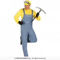 DISFRAZ T-XL MINERO AMARILLO HOMBRE