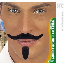   BIGOTE PERILLA ADHESIVO NEGRO