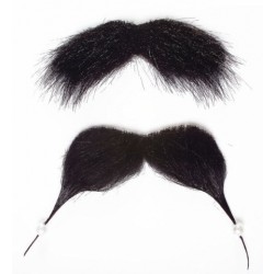 BIGOTE PERILLA PIRATA C/PERLAS