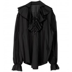 CAMISA HOMBRE T-M/L C/MANGA NEGRA PIRA