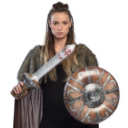 SET ESPADA ESCUDO HINCHABLE GUERRERO