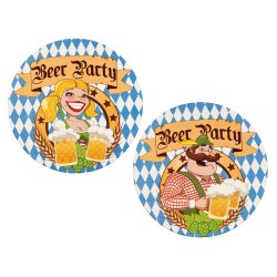 10 POSAVASOS FIESTA CERVEZA OKTOBERFEST