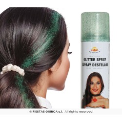 SPRAY PELO PURPURINA VERDE 125ML