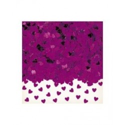CONFETI CORAZONES FUCSIA 14GR