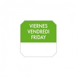 R/1000U ETIQUETA VIERNES 2,5X2,5CM
