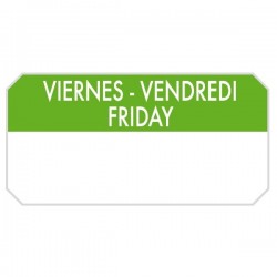 R/1000U ETIQUETA VIERNES 5X2,5CM