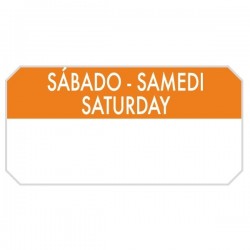R/1000U ETIQUETA SABADO 5X2,5CM