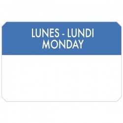 R/500U ETIQUETA LUNES 7,5X5CM