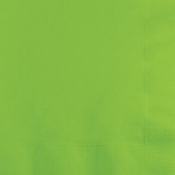   20 SERVILLETAS VERDE LIMA 25CM