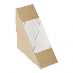 "50 PORTA SANDWICHES ECO 12,4X12,4X5,5CM