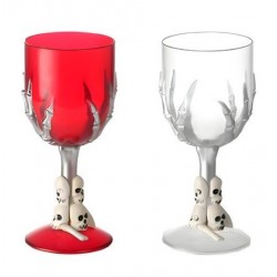 COPA VINO PL MANO ESQUELETO SURT 17CM