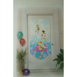 4X1 CARTEL DECORACION PUERTAS FAIRIES
