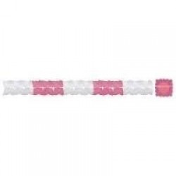 GUIRNALDA ROSA/BLANCO 3,65MTS