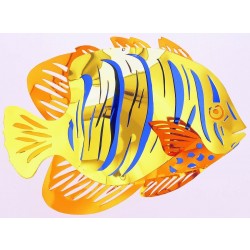 COLGANTE ADORNO PEZ METALIZADO 41CMS