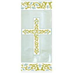 PAQ.8/U BOLSA REGALO CRUZ COMUNION