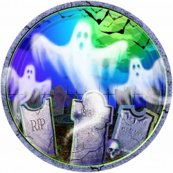 PAQ.8/U PLATO FANTASMAS TUMBAS 22,9CMS