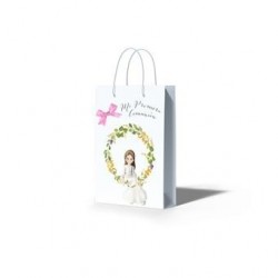 BOLSA COMUNION LAZO NIÑA 15X21CM