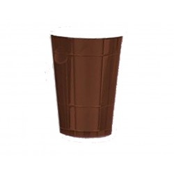 PAQ.20/U VASO PLASTICO MARRON 355ML