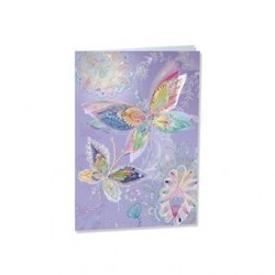 TARJETA TURNOWSKY MARIPOSA LILA  