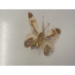 MARIPOSA C/TRABA ESCARCHADA 6CMS