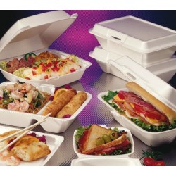 $D 125/U CAJA HOT DOG FOAM 17,5X9X6,4CM