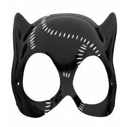 CARETA NEGRA GATA  PLASTICO