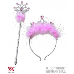 BLISTER TIARA VARITA MARABU PRINCESA