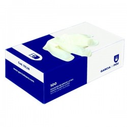 100/U GUANTE LATEX T-L BLANCO