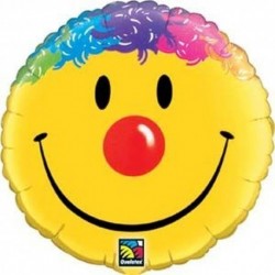 $D GLOBO 18" FOIL REDONDO CARA SMILE