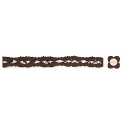   GUIRNALDA MARRON CHOCOLATE 4MT