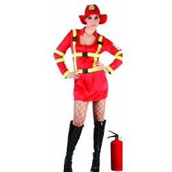  DISFRAZ T-M/L MUJER BOMBERA