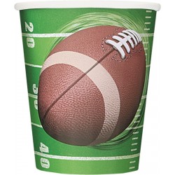 PAQ.8/U VASO FUTBOL AMERICANO 270ML