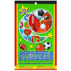LIBRETA 370/U STICKER DEPORTE SURT.