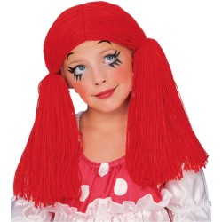-   PELUCA INF. MUÑECA TRAPO ROJA