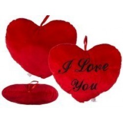 CORAZON ROJO PELUCHE I LOVE YOU 35CM