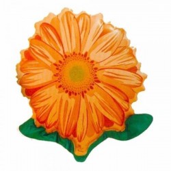 $D GLOBO 22" FOIL FORMA FLOR HIERBERA