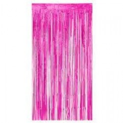   CORTINA FLECO METAL FUCSIA 1X2MT