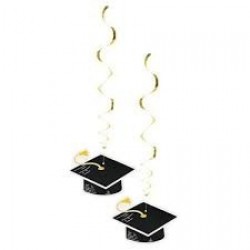 2 TIRAS ESPIRALES GRADUACION YES! 85CM