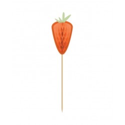 10 PICKS NIDO ABEJA ZANAHORIA 17CM
