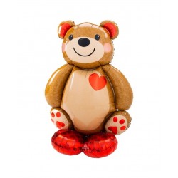 GLOBO 48" FOIL AIRLOONZ OSO PELUCHE