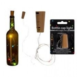 TAPON GUIRNALDA LED P/BOTELLA 48CM