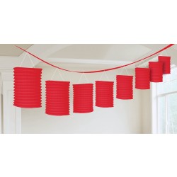   GUIRNALDA FAROLILLO ROJO 3,6M
