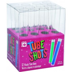 CAJA 12/U VASO TUBO CHUPITO 29,5ML