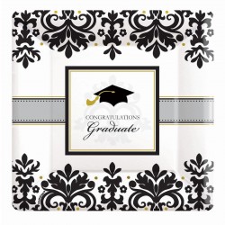 PAQ.18/U PLATOS CUADR. GRADUACION 25,4CM