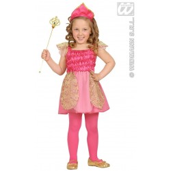 $DDISFRAZ 1A2/2A3AÑO PRINCESA ROSA/ORO