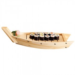 BARCA MARISCO  MADERA 44x13x11CM