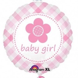 GLOBO 18 BABY GIRL ROSA