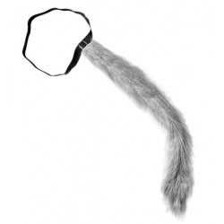 COLA LOBO PELUCHE MOLDEABLE