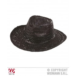  SOMBRERO PANAMA PAJA NEGRO